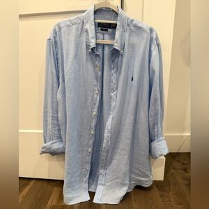 Ralph Lauren Light Blue Casual Button Down Shirt